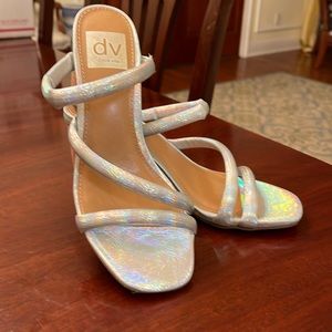 Dolce Vita Myla Silver Halogen Holiday Heel!  Brand New!
